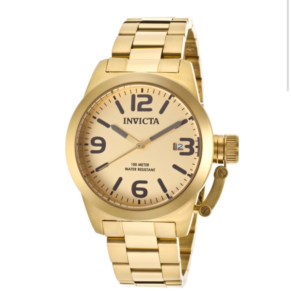 invicta-corduba-swiss quartz-watch-gold-case
